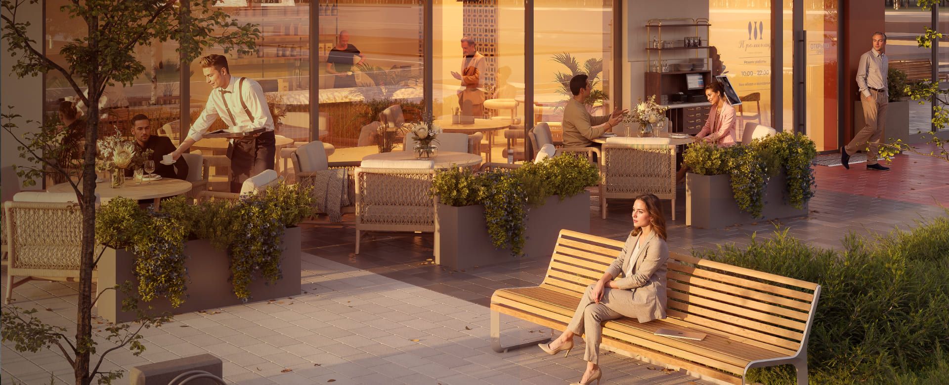 <strong>Развитая инфраструктура<br>прямо в доме</strong>